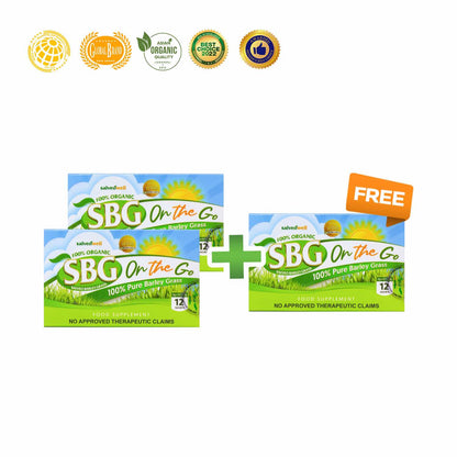 2PLUS1 SBG Powder On The Go | 12 Sachets | 3grams per sachet
