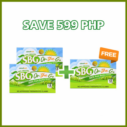 2PLUS1 SBG Powder On The Go | 12 Sachets | 3grams per sachet