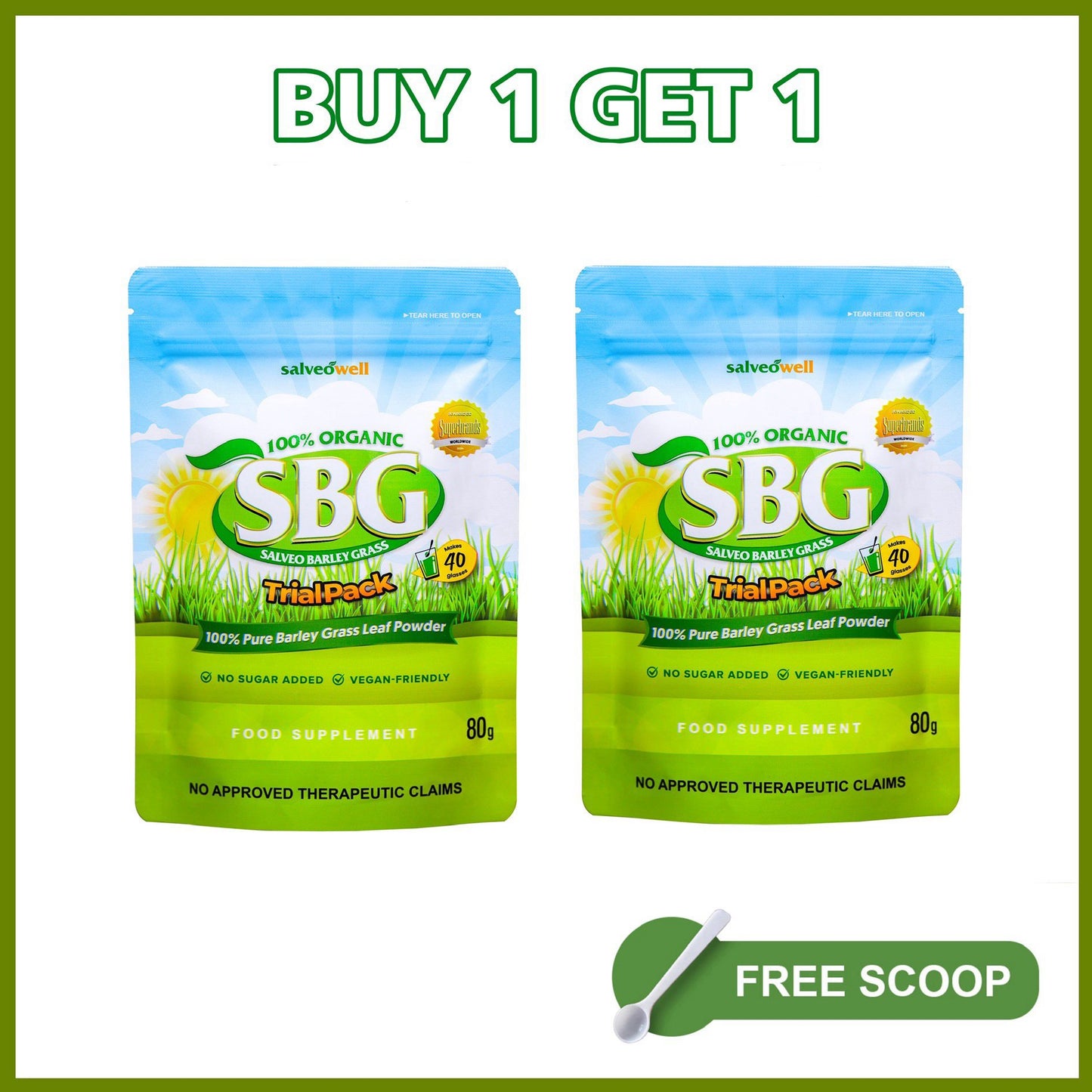 Buy1Get1 PROMO SBG Trial Pack 80g