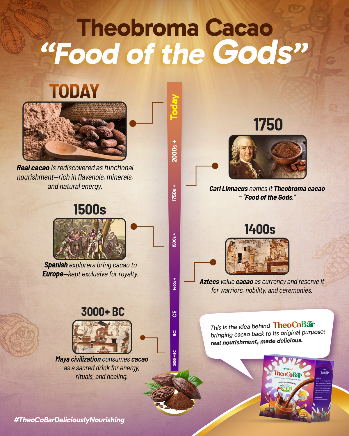 TheoCoBar Premium Chocolate Drink Mix