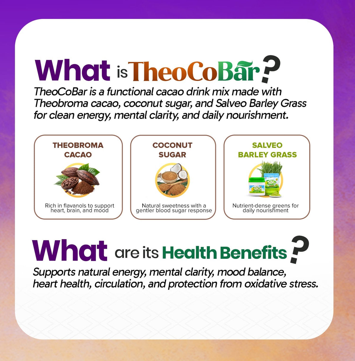 TheoCoBar Premium Chocolate Drink Mix