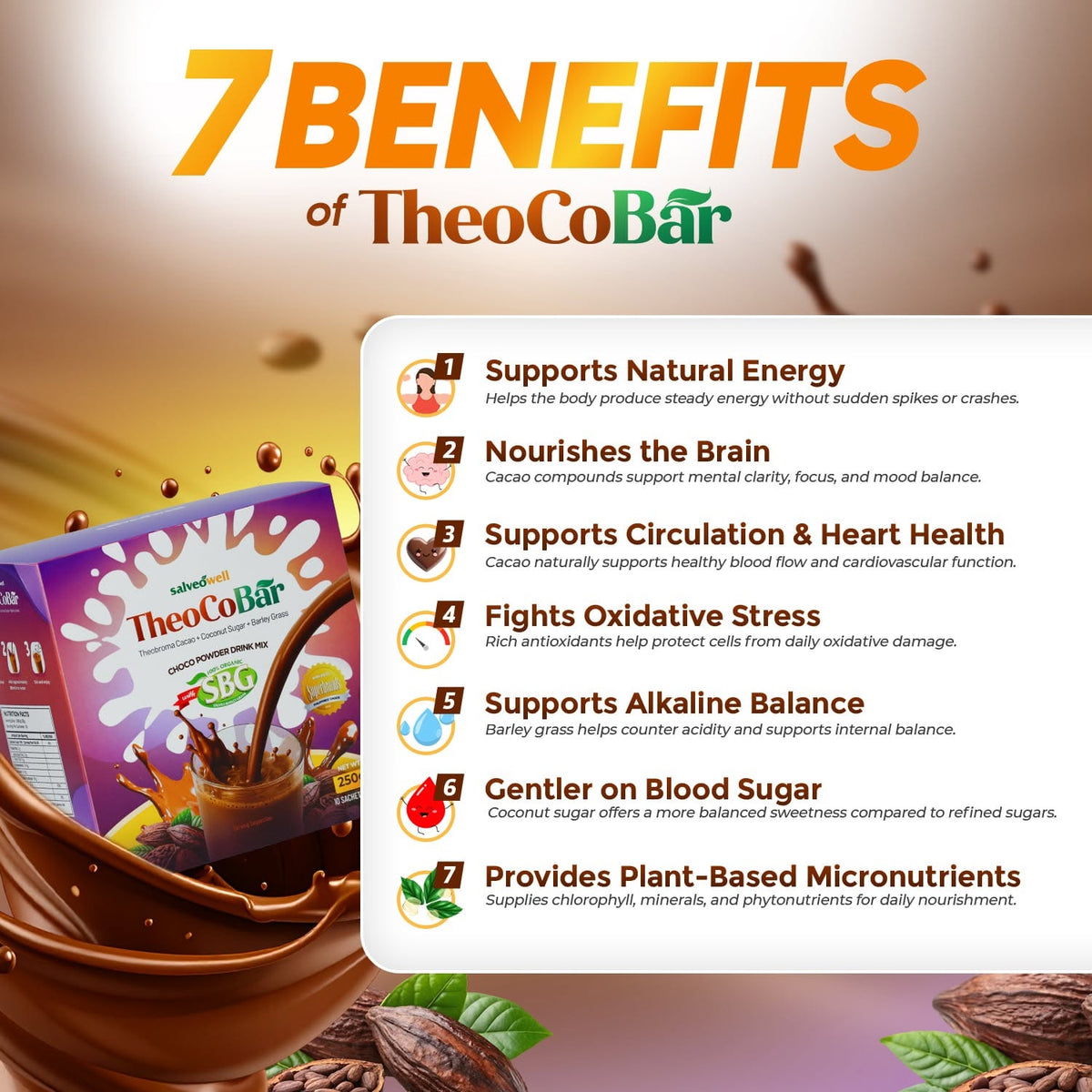 TheoCoBar Premium Chocolate Drink Mix