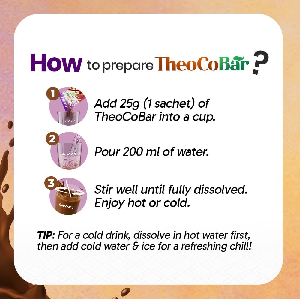 TheoCoBar Premium Chocolate Drink Mix