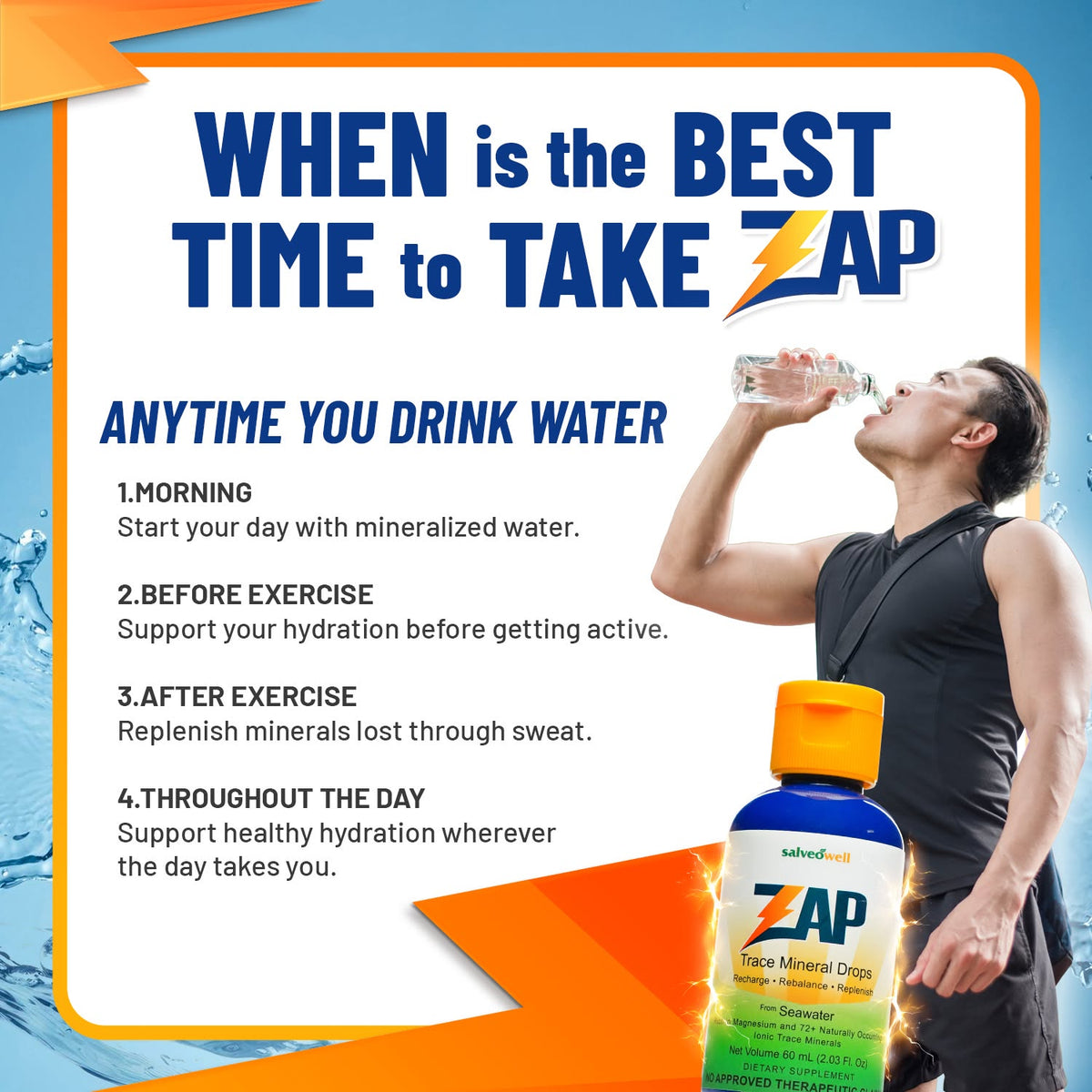 ZAP™ Ionic Trace Mineral Drops | Premium Ionic Trace Mineral Supplement